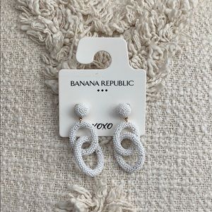 White Banana Republic Earrings